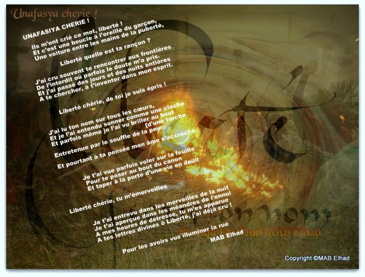 7-Illustration du poème liberté dans Kaulu la mwando