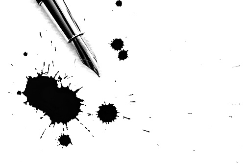 Pen and inkblots